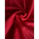 thumbnail of Fleece Winter Spannbettlaken 90x200-100x200 cm Rot Wärme flauschig