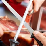 thumbnail of Well Home - Jamonero de Madera + Set de Cuchillo Jamonero (25 cm) y Chaira (21 cm) en acero inoxidable de alta calidad