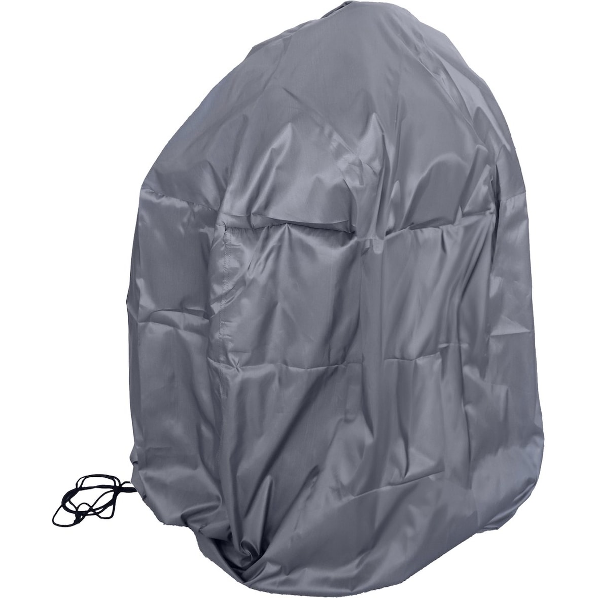 Waterdichte Barbecuehoes Rond – Ø93 x 90 cm – Sterke BBQ Beschermhoes van Weerbestendig Polyester – UV-bestendig – Antraciet