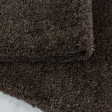 thumbnail of Carpetsale24 Shaggy Hochflor Teppich Braun 200 cm Rund Extra Weich & Waschbar - Jute Rückseite, Einfarbig & Flauschig für Wohnzimmer & Schlafzimmer