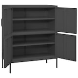 thumbnail of vidaXL Lagerschrank Anthrazit 80x35x101,5 cm Stahl