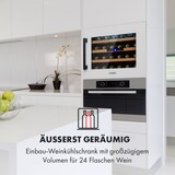 thumbnail of Klarstein Vinsider 24 Built-In Uno Einbau-Weinkühlschrank 24 Flaschen 57 Liter Weiß