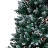 thumbnail of Künstlicher Weihnachtsbaum mit Zapfen und Schnee 240 cm