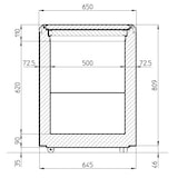 thumbnail of Iarp Congelatore Orizzontale Vic 330 CSV, metallo, 1252x651x865 mm, statico, bianco