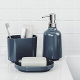 thumbnail of Umbra Zahnputzbecher Step, Zahnbürstenhalter, Make-Up Accessoires Organizer, 3 Fächer, Melamin, Denim Blau, 023836-1191