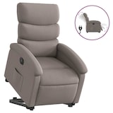 thumbnail of vidaXL Relaxsessel mit Aufstehhilfe Elektrisch Taupe Stoff