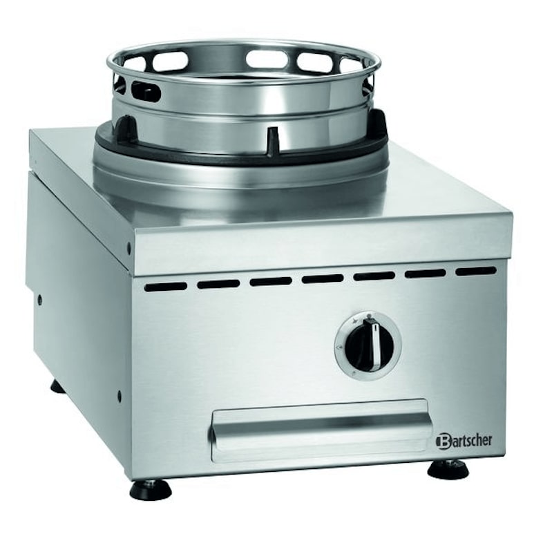 Cuisinière wok à gaz de table - 1 brûleur 11.5 kw - Bartscher