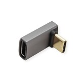 thumbnail of ROLINE USB4 Gen 3x2 Adapter Typ C ST/BU, Aluminium, 90°, breit, silberfarben