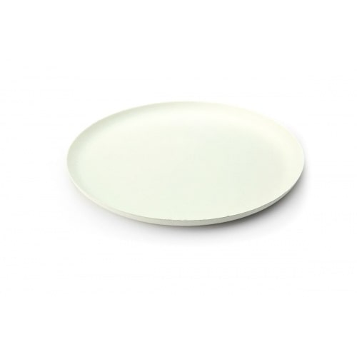 Teller aus Zuckerrohr in Weiss, rund,  Ø 240 x h 15 mm, 40 Stück