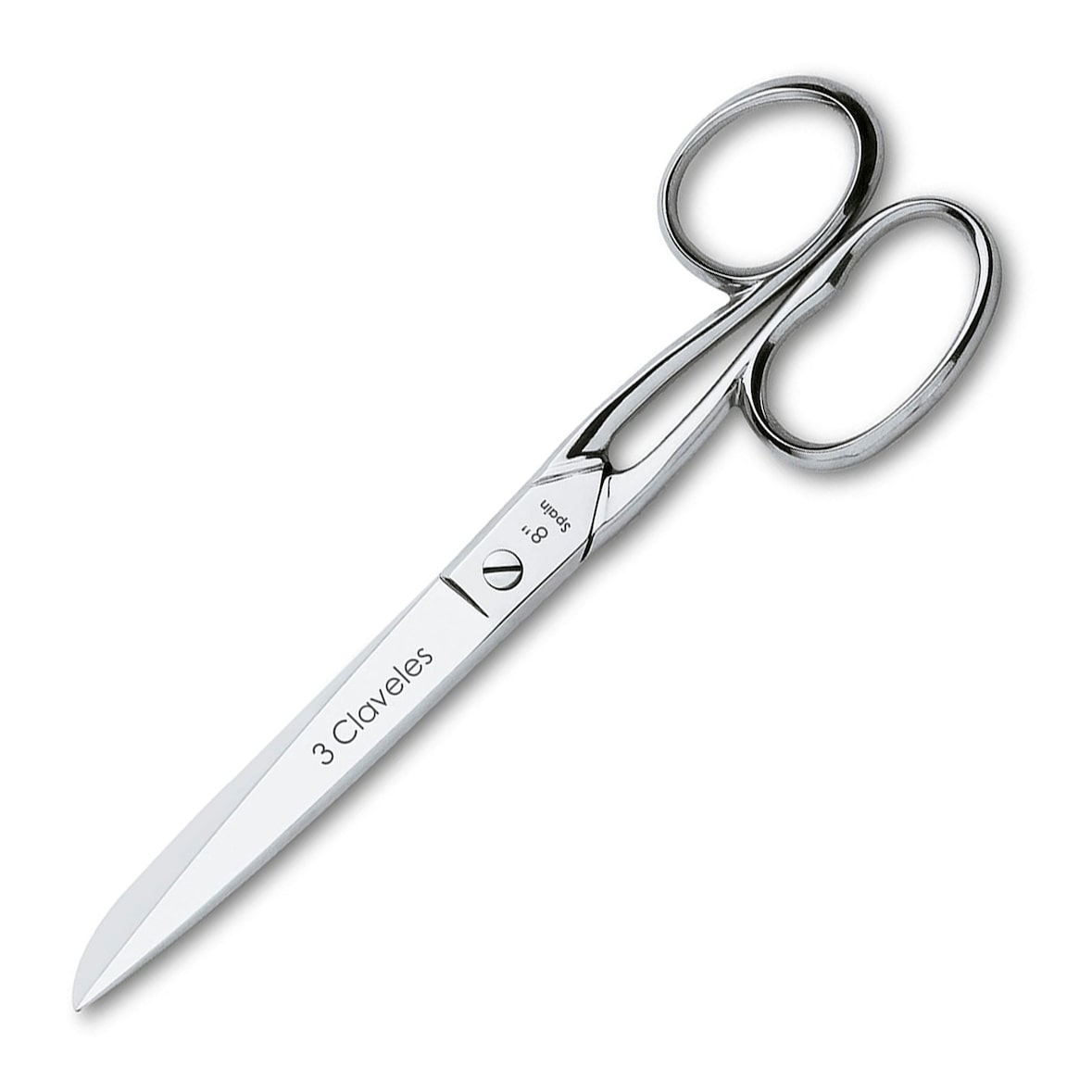 3 Claveles - Tijeras de Modista Profesionales, Varios Usos, 20 cm - 8"