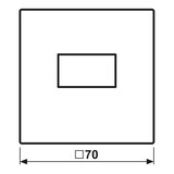 thumbnail of Jung Abdeckung f. USB-Ladegerät LC 1969 USB255 LC1969USB255