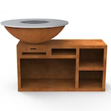 thumbnail of Brasero Ø100cm Acier Corten avec socle XL