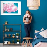 thumbnail of Relaxdays Blumenregal, 4 Ablagen, Blumen- & Pflanzentöpfe, Metall & Kunststoff, HxBxT: 106x91x28 cm, Kräuterregal, braun