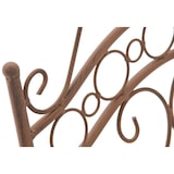 thumbnail of Lot de 2 Chaises de jardin pliables Indra en fer forgé Marron antique