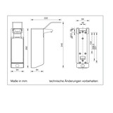 thumbnail of CleanSV Desinfektionsspender Seifenspender 1000 ml  Edelstahlgehäuse mit langem Hebel und abnehmbare Pumpe