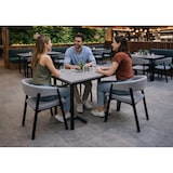 thumbnail of Yelloo - mod. MILANO Ensemble table 120x70 cm + 4 chaises modernes grises et noires