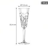 thumbnail of RCR conjunto de 6 copos de champanhe 190 ml H.224 mm etna-274370