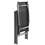 thumbnail of Helloshop26 - Set van 2 opklapbare tuinstoelen buitenmeubilair stevig aluminium frame in 8 standen verstelbare rugleuning 12_0001696