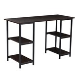 thumbnail of SVITA STUDIO bureau plank walnoot look zwart metalen poten