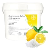 thumbnail of Zitronensäure - Pulver 5 kg in Lebensmittelqualität (E330) für Küche und Haushalt - Kalkentferner und Reinigungsmittel - HERRLAN-Qualität