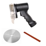 thumbnail of Romux® Coltello Elettrico per Kebab Senza Fili | Coltello Professionale per Taglio Carne Kebab con Disco da Ø 10 mm e Spessore Regolabile 0-8 mm