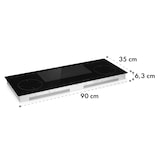 thumbnail of Delicatessa 90 Slim Einbaukochfeld Induktion 4 Zonen 7000W Autark Schwarzes Glas