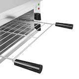 thumbnail of METRO Professional Salamandra GSL1001, aço inoxidável, 61 x 33 x 28 cm, temperaturas: 50-300 °C, temporizador, termóstato EGO, 2500 W, prateado