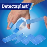 thumbnail of Blaues detektierbares wasserabweisendes & elastisches Pflaster Fingerkuppen - 50St