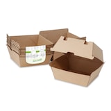 thumbnail of greenbox - Burgerboxen 16,8 x 15,8 x 9,8 cm, Kraftkarton, braun, 50 St.