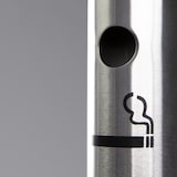 thumbnail of Securit®Poste para cenicero en acero inoxidable - 100cm (base no incluida). Tapa extraíble.