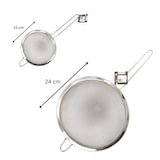 thumbnail of Juego de 2 coladores de acero inoxidable, 15 cm y 24 cm, FM Professional