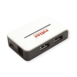 thumbnail of Hub USB 2.0 ROLINE "Black and White", 4 porte, con alimentatore