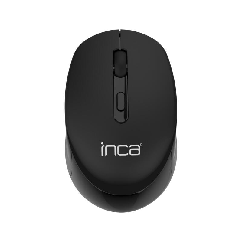 Inca Raton Iwm-243Rs 1600 Dpi,Candy Design Negro, 2,4Ghz
