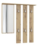 thumbnail of TOPESHOP Wandgarderobe mit großem Spiegel & 6 Garderobenhaken