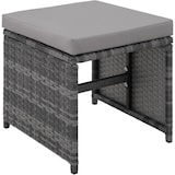 thumbnail of tectake Salon de jardin MALAGA 10 places avec housse de protection - gris - 403867
