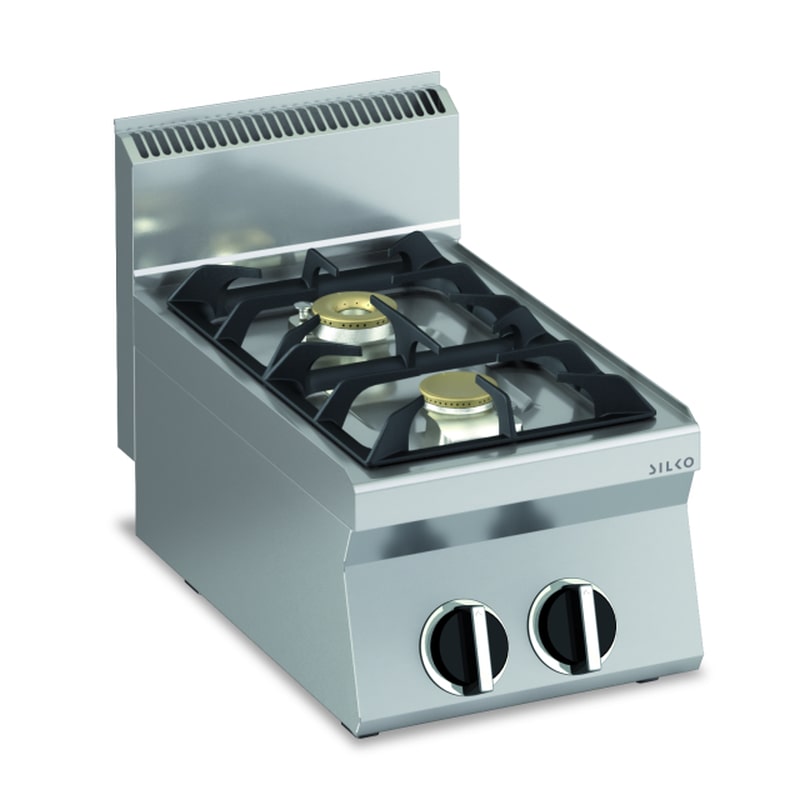 KBS gasfornuis met 2 branders tafelmodel 400 x 650 x 295 mm 1x 6,0, 1x 3,5 kW