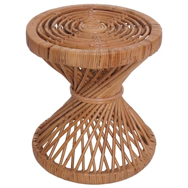 Spetebo Houten Ronde Bijzettafel Zwart - 41 X 40 Cm - Decoratieve Bloementafel Met 3 Poten