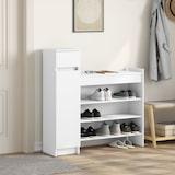 thumbnail of vidaXL Schuhschrank Weiß 100,5x28x100 cm Holzwerkstoff