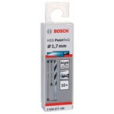 thumbnail of Metallspiralbohrer HSS PointTeQ, DIN 338, 1,7 mm, 10er-Pack