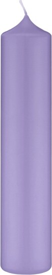 Altarkerzen, Kaminkerzen Lavendel Lila 250 x Ø 70 mm, 4 Stück, Kerzen mit Dornbohrung in RAL Kerzengüte Qualität