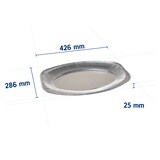 thumbnail of METRO PROFESSIONAL Schaal, aluminium, 43 x 28.6 x 2.5 cm, 5 stuks