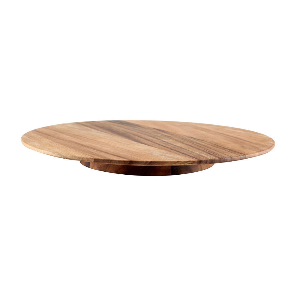 Plateau tournant 36 cm en acacia -  Marron Rond Bois T&g Woodware 36.60x36.60 cm
