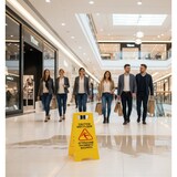thumbnail of Cartello Pavimento Bagnato Wet Floor Giallo Professionale