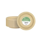 thumbnail of MONOUSO - Papieren Bord Rond Vormig Vetvrij Kraft Ø18cm 245g/m² (350 Stuks)