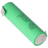 thumbnail of Samsung INR18650 25R 2500mAh 3,6V - 3,7V ungeschützt mit Lötfahne Z 64 ,85x18,3mm