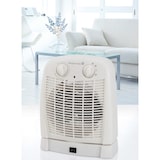 thumbnail of Tarrington House Heizlüfter mit Ventilator FH2015, Kunststoff, 23 x 11.5 x 28.5 cm, 2000 W, 2 Leistungsstufen, Überhitzungsschutz weiß