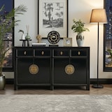thumbnail of OPIUM OUTLET Asia Meubles Commode Buffet Armoire de mariage sideboard console chiffonnier 31196 noir asiatique chinois oriental entièrement monté