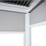 thumbnail of Alu Pergola HWC-L41 mit 6x Seitenwand, Lamellen-Pavillon, stabiles 8cm-Metall-Gestell 3x6m ~ weiß