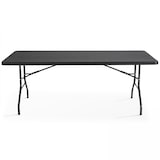 thumbnail of Table de réception pliante noire 183 cm