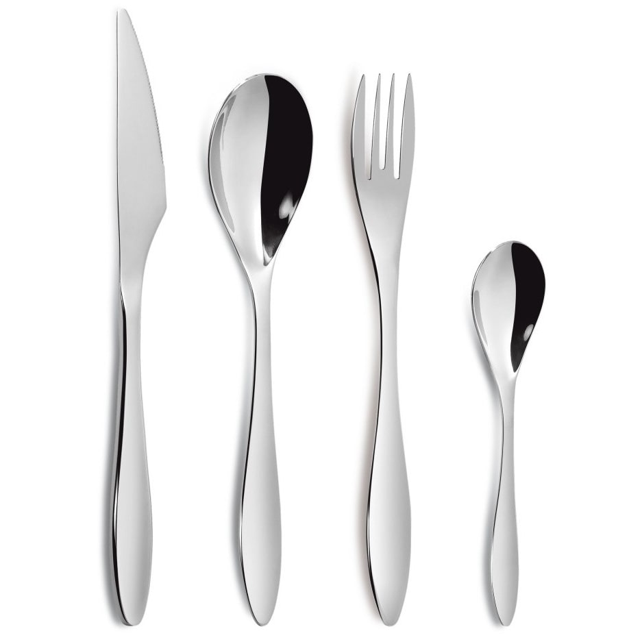 COMAS Estuche 24 piezas cubertería ONLINE acero 18/10 3.5 mm